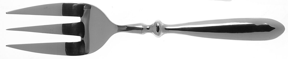 Townhouse (Stainless, Glossy) Medium Solid Cold Meat Serving Fork by Cambridge Silver-1