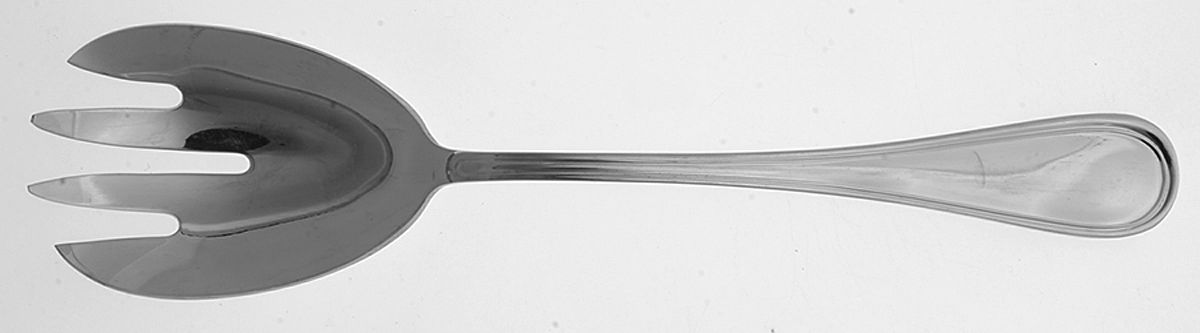 Oxford (Stainless) Solid Salad Serving Fork by Calderoni Flatware-1
