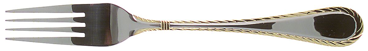 Carlyle (Stainless, Gold Accent) Fork by Cambridge Silver-1