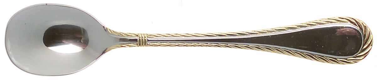 Carlyle (Stainless, Gold Accent) Sugar Spoon by Cambridge Silver-1
