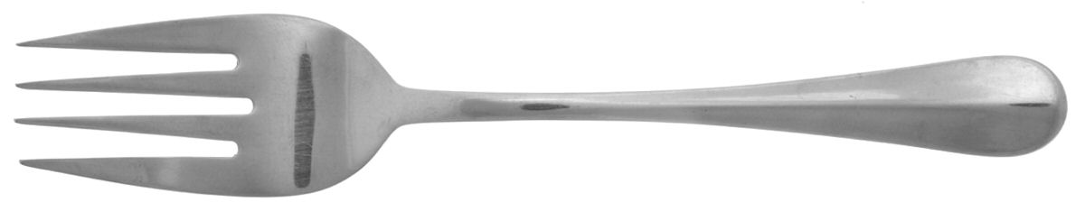 Annapolis (Stainless) Medium Solid Cold Meat Serving Fork by Cuisinart Flatware-1