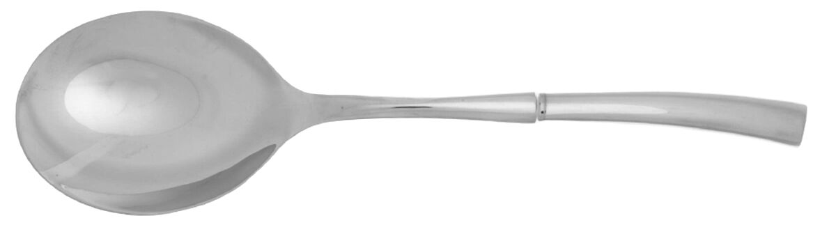 Silhouette Bright (Stainless) Casserole Spoon with Smooth Stainless Bowl HC by Jean Couzon-1