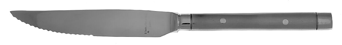 Tripoli II-Sand (Stainless) Steak Knife Individual Hollow, Serrate HC by Cambridge Silver-1