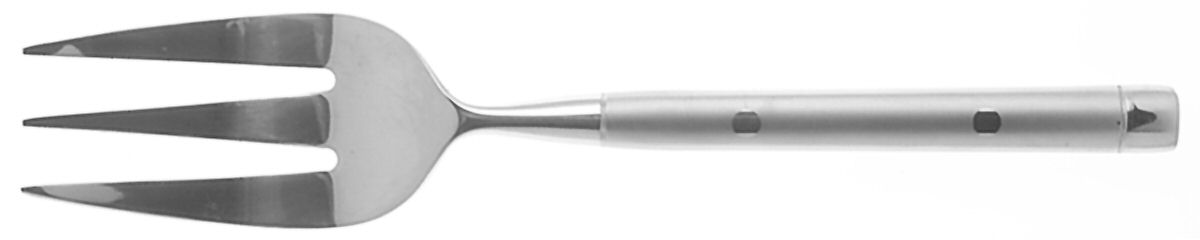 Tripoli II-Sand (Stainless) Medium Solid Cold Meat Serving Fork by Cambridge Silver-1