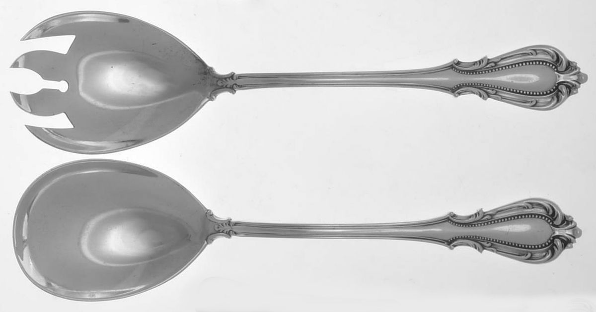 Boston (Sterling) (2 Pc) Solid Salad Set by Camusso (Peru)-1