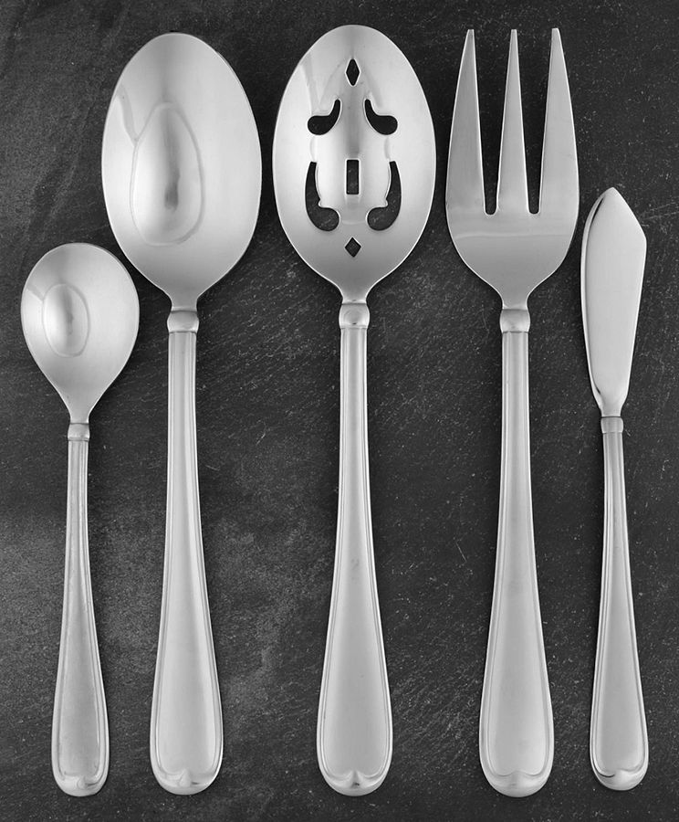 Allure Sand (Stainless, Satin) 5 Piece Hostess Set by Cambridge Silver-1