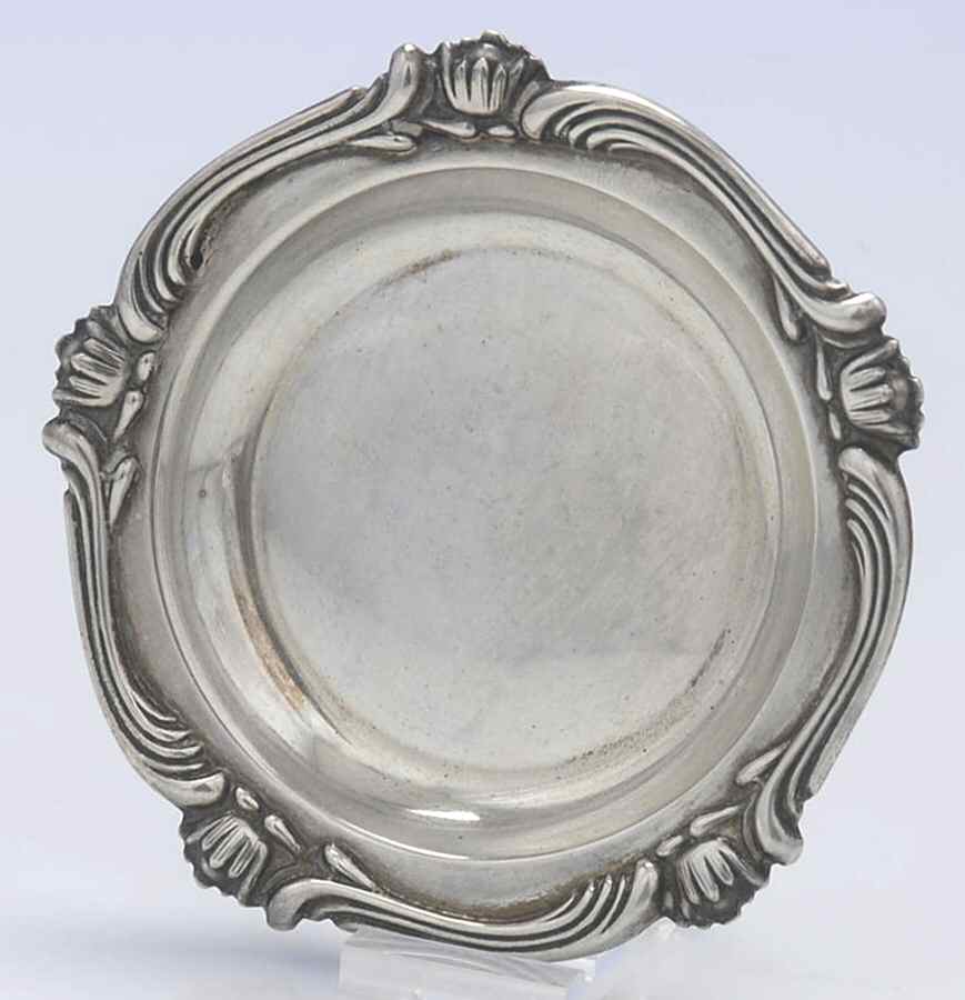 CXU5 (Sterling, Hollowware) Coaster by Camusso (Peru)-1