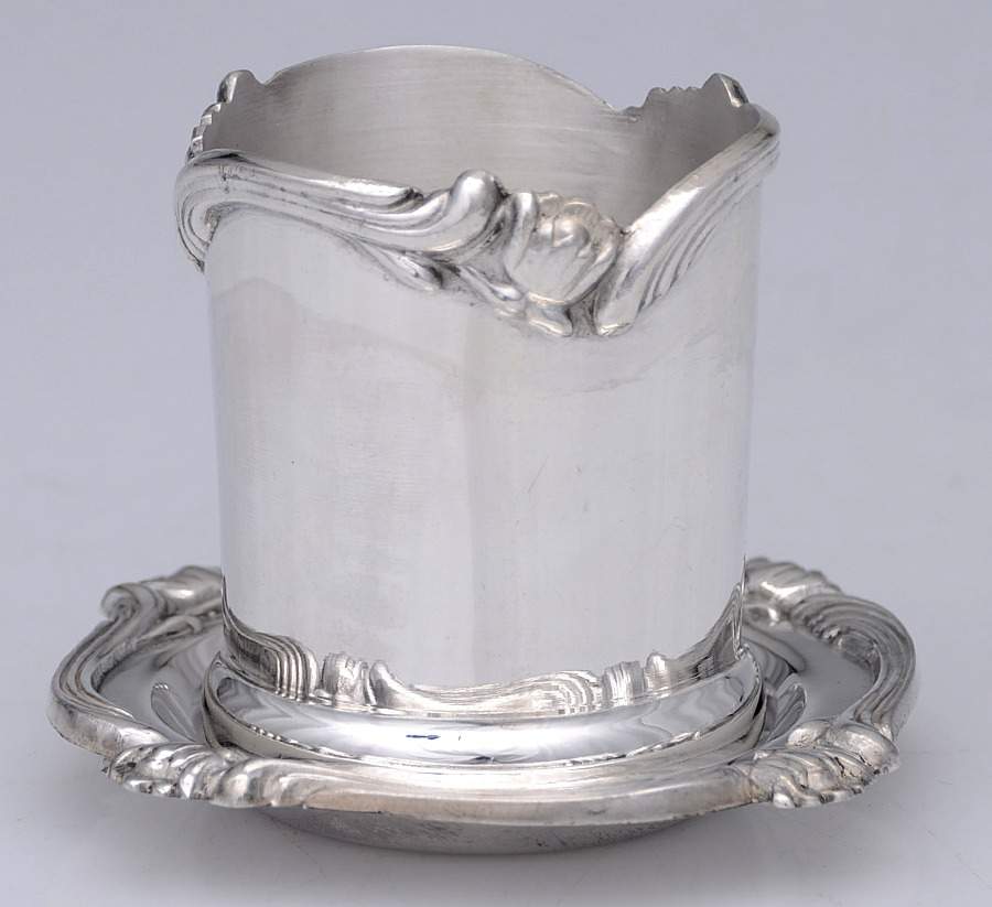 CXU5 (Sterling, Hollowware) Cigarette Set (Holder and Ashtray) by Camusso (Peru)-1