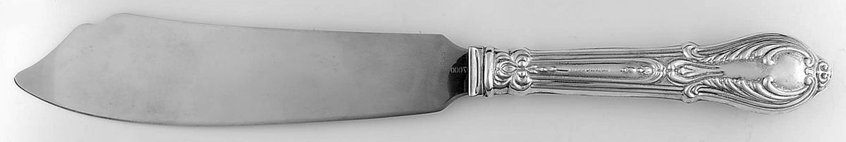 Cwv4 (Sterling) Cake Slicer with Stainless Blade by Crown Silver Co-1