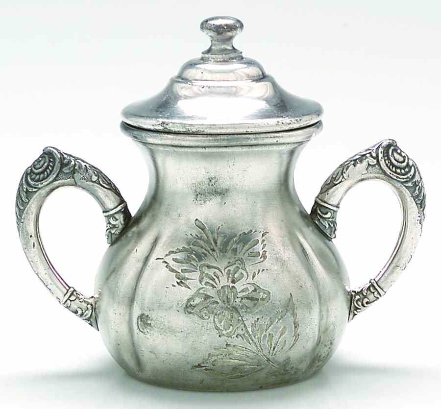 400 (Silverplate, Hollowware) Sugar Bowl & Lid by Connecticut Plate -1