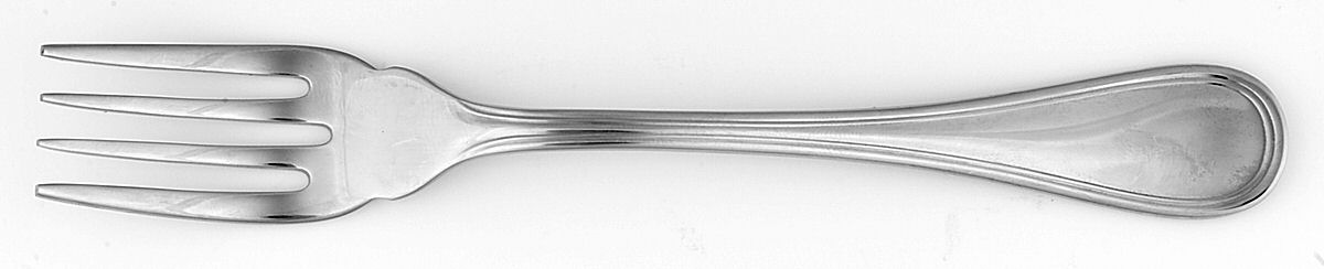Albi-Calissa (Stainless, Glossy) Individual Solid Fish Fork by Christofle France-1