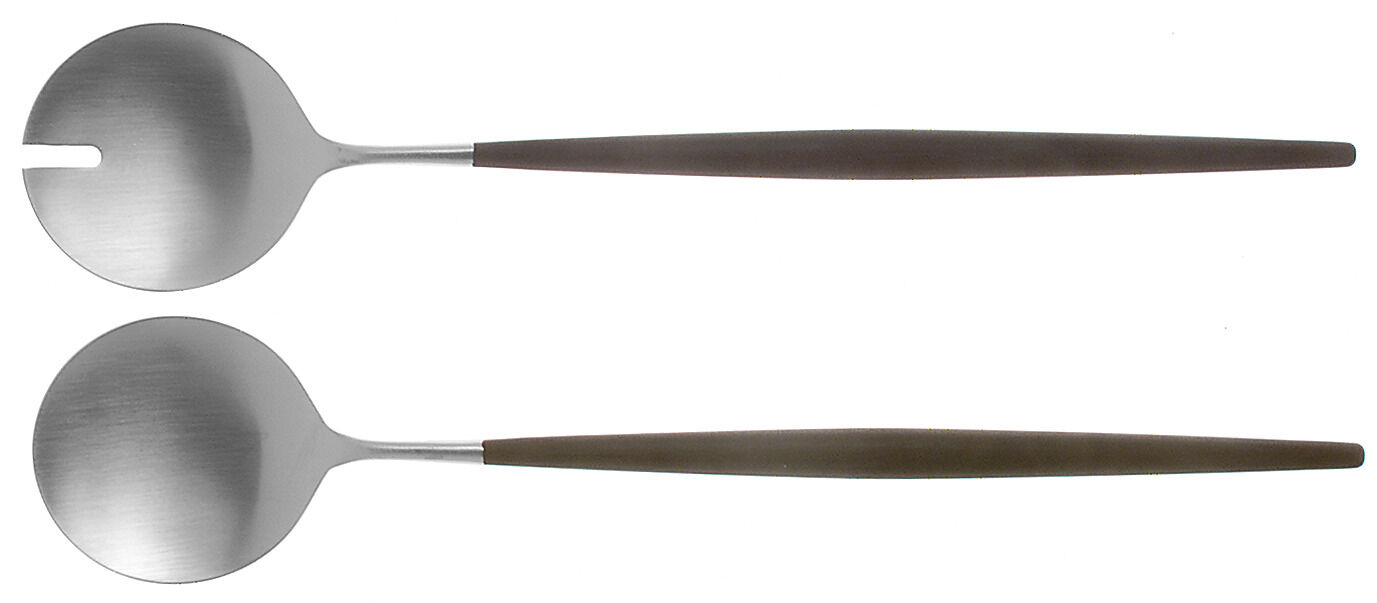 Goa (Stainless) (2 Pc) Solid Salad Set by Cutipol-1