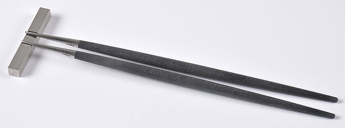 Goa (Stainless) Pair of Chopsticks and Metal Rest by Cutipol-1