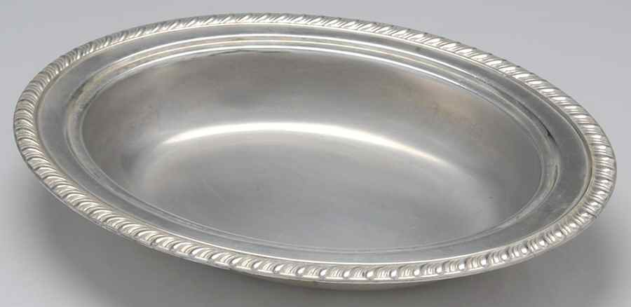 Silverplate Hollowware Double Vegetable Bowl-No Lid by Crosby Silver-1