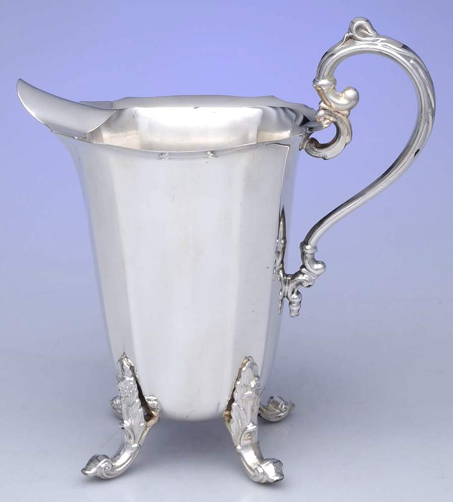 Csb1 (Silverplate, Hollowware) Plated Water Pitcher with Ice Lip by Crosby Silver-1