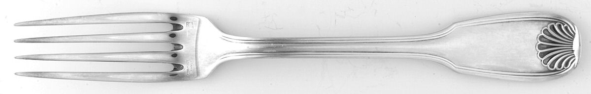Louis XIV (Silverplate) Fork by Chambly-1