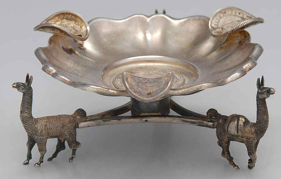 Sterling Hollowware 3" Ashtray by Camusso (Peru)-1