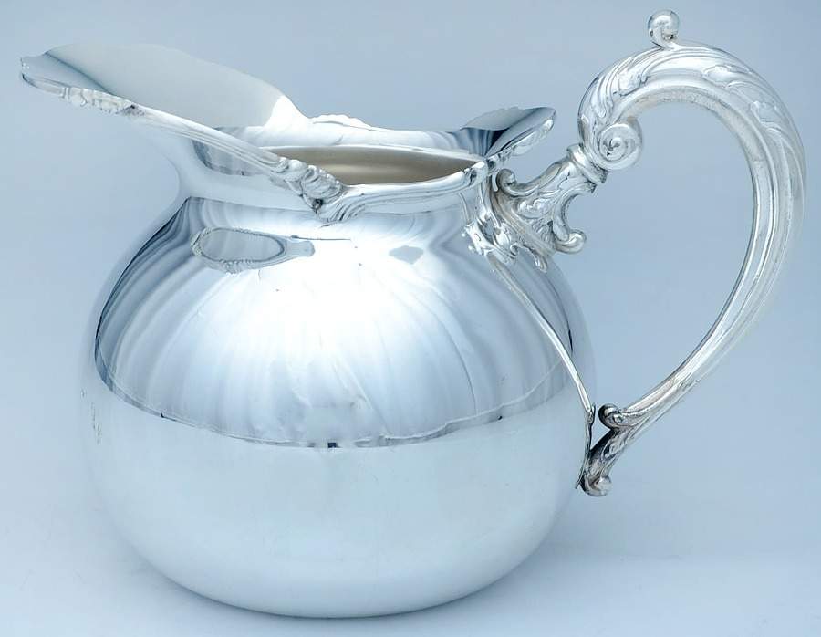 Sterling Hollowware Sterling Water Pitcher by Camusso (Peru)-1