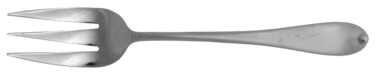 Alexa Sand (Stainless) Large Solid Cold Meat Serving Fork by Cambridge Silver-1