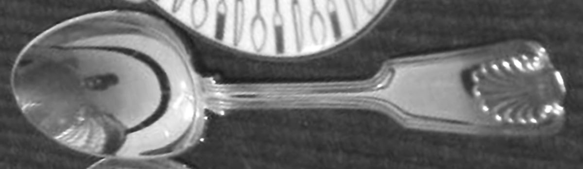 Fiddle Thread & Shell (Silverplate) Place/Oval Soup Spoon by Cooper Bros & Sons-1