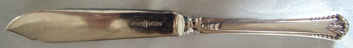 CBR10 (Silverplate) Individual Fish Knife with Stainless Blade by Cooper Bros & Sons-1