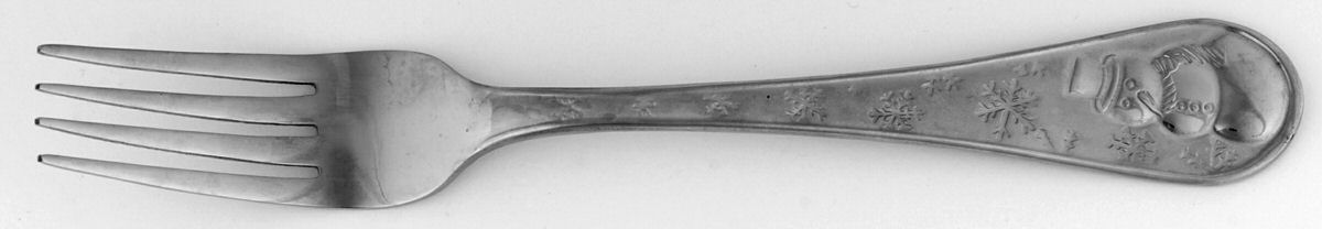 Snowman Frost (Stainless) Fork by Cambridge Silver-1