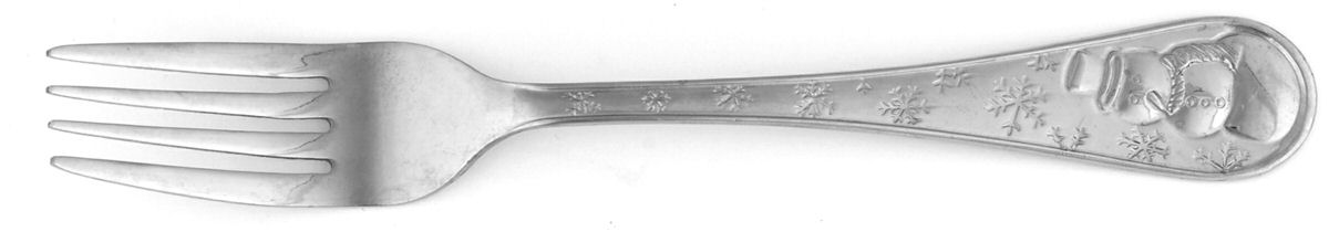 Snowman Frost (Stainless) Individual Salad Fork by Cambridge Silver-1