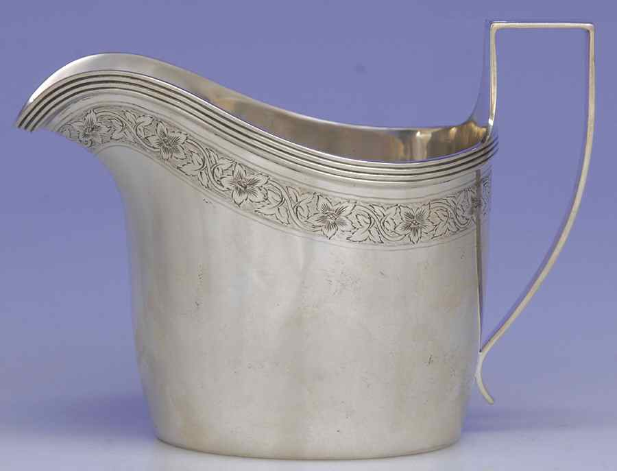 C3B1 (Sterling, Hollowware) Creamer by Crichton Bros.-1
