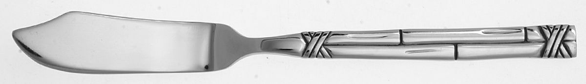 Grove (Stainless) Flat Handle Master Butter Knife by Chaps Home Flatware-1