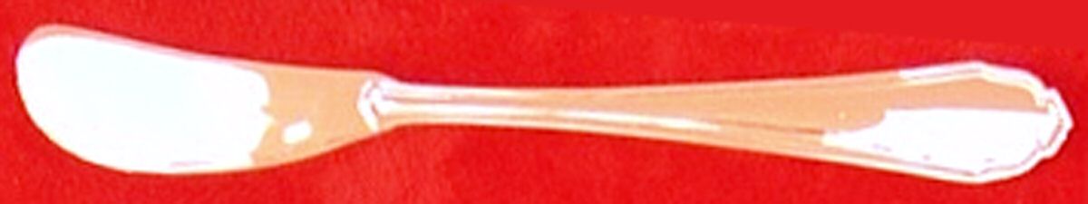 Chippendale (Sterling) Flat Handle Butter Spreader by Camusso (Peru)-1