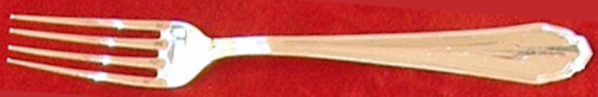 Chippendale (Sterling) Dessert Fork by Camusso (Peru)-1