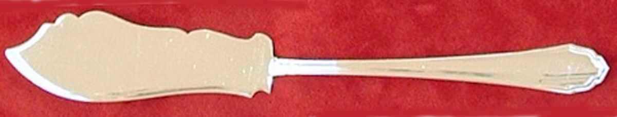 Chippendale (Sterling) Large Solid Fish Serving Knife by Camusso (Peru)-1