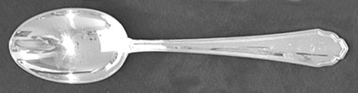 Chippendale (Sterling) Place/Oval Soup Spoon by Camusso (Peru)-1