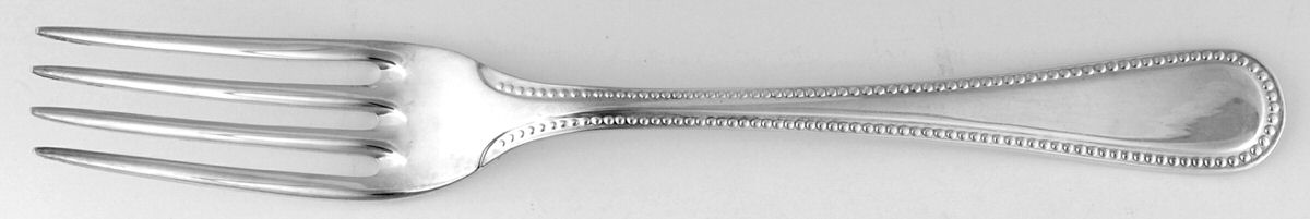 Bead (Silverplate) Fork by R. Carrs (England)-1