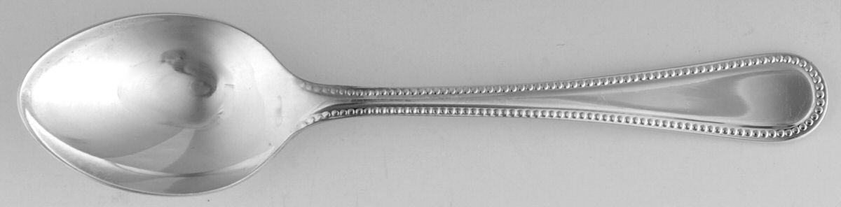 Bead (Silverplate) Teaspoon by R. Carrs (England)-1