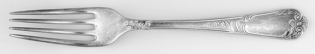 La Regence (Silverplate) Individual Salad Fork by R. Carrs (England)-1