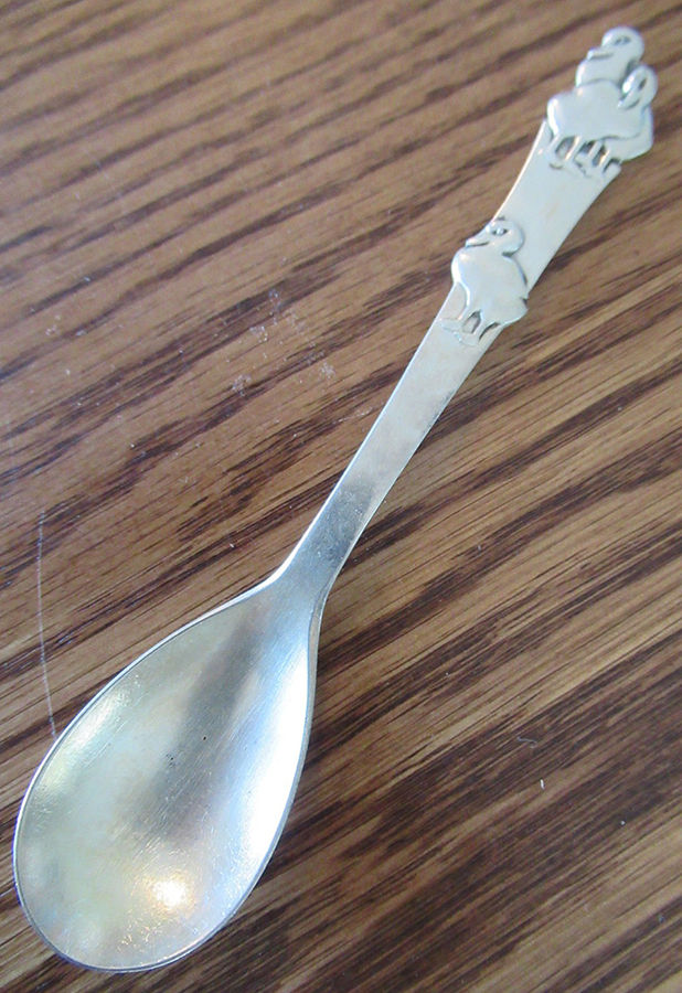 COH19 (Stainless) Straight Handle Baby Spoon by Cohr-1