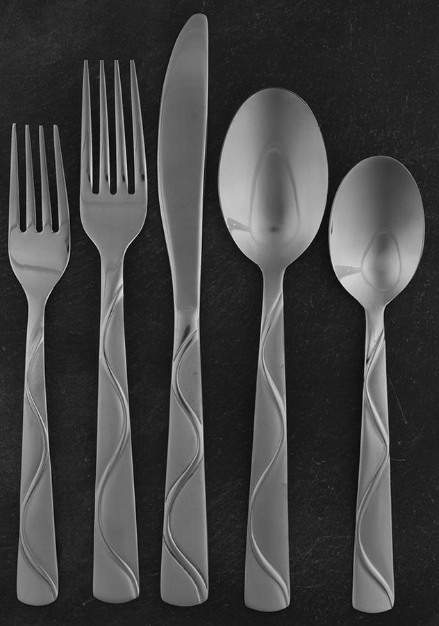 Boa Frost (Stainless) 5 Piece Place Setting by Cambridge Silver-1