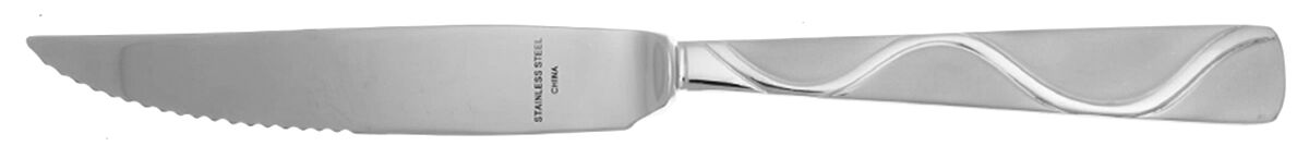 Boa Frost (Stainless) Steak Knife Individual Hollow, Serrate HC by Cambridge Silver-1