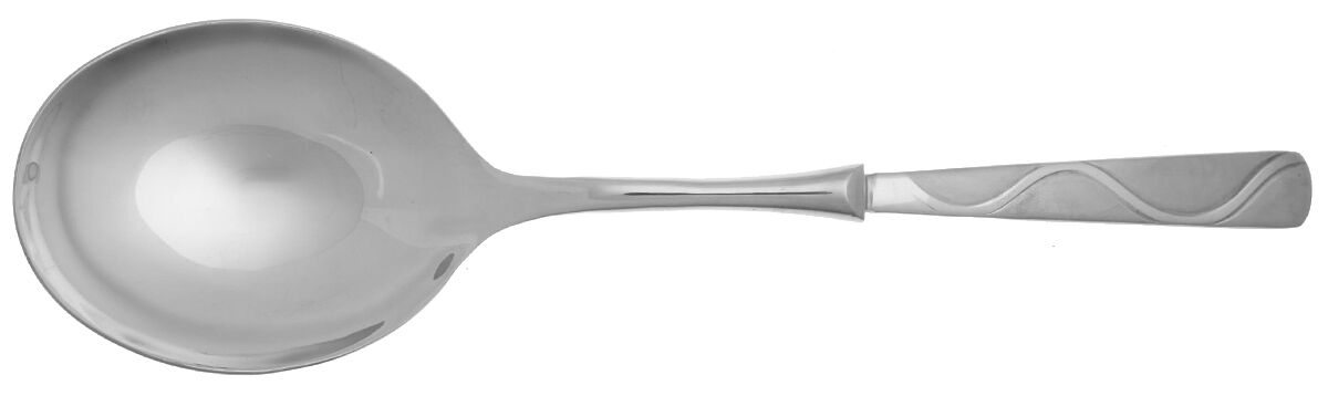 Boa Frost (Stainless) Soup Ladle with Stainless Bowl HC by Cambridge Silver-1