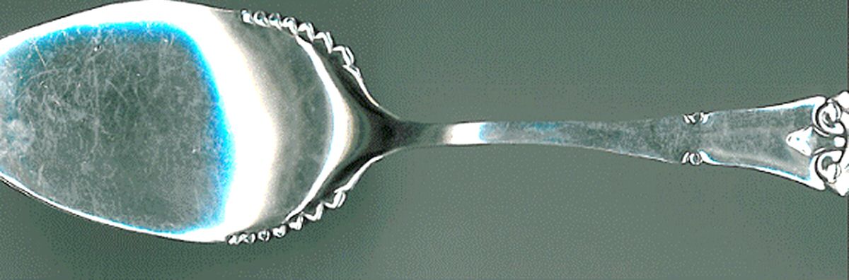 COH29 (Silverplate) Solid Smooth Berry/Casserole Spoon by Cohr-1