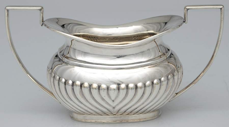 02000 (Silverplate, Hollowware) Silverplate Open Sugar Bowl by Cheltenham & Co Ltd-1