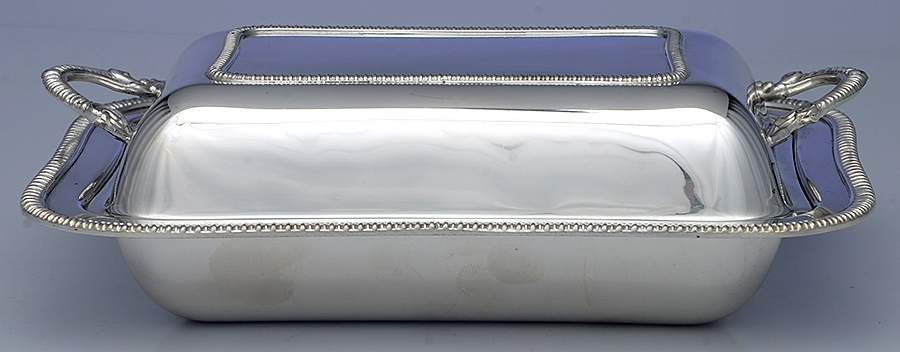 3357 (Silverplate, Hollowware) Individual Casserole & Lid by Crescent Silverware-1