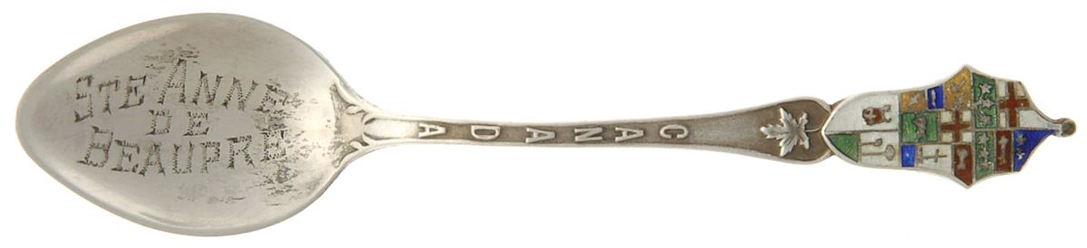 States & Cities Souvenir Spoons (Sterling) Canada Demitasse Spoon by Caron Bros-1