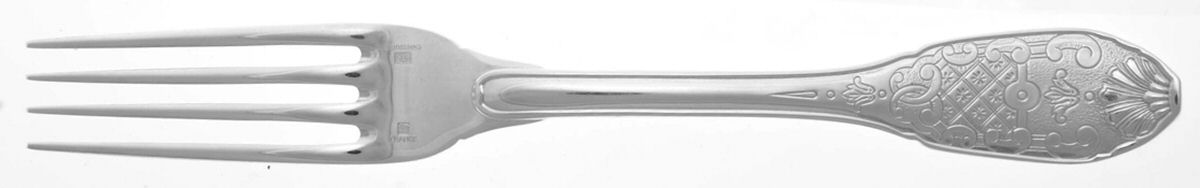 Royal Cisele (Silverplate) Fork by Christofle France-1
