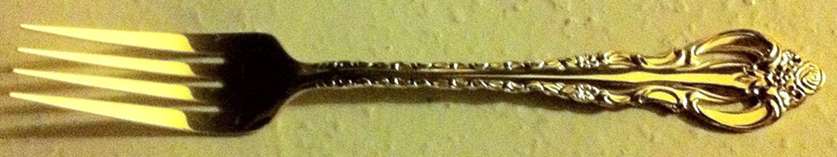 CKJ3 (Gold Electroplate) Fork by Cooks (Jc Penney)-1