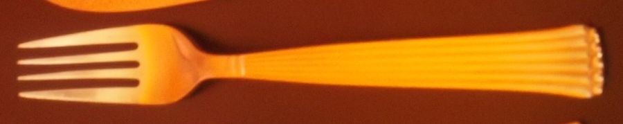 Tosca (Gold Electroplate) Fork by Cosmos Products Company-1