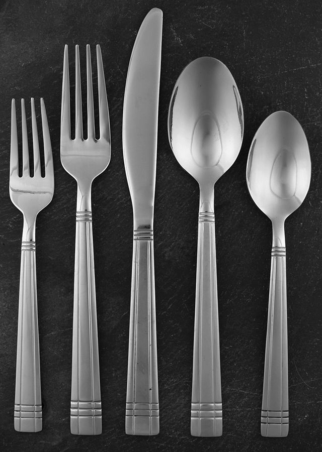 Axis Sand (Stainless) 5 Piece Place Setting by Cambridge Silver-1