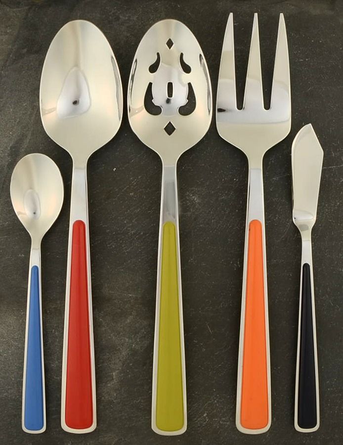 Fiesta-Merengue (Stainless) 5 Piece Hostess Set by Cambridge Silver-1