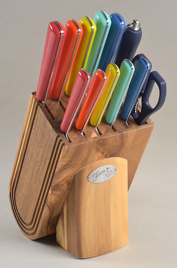 Fiesta-Merengue (Stainless) 12pc Cutlery Set with Block by Cambridge Silver-1